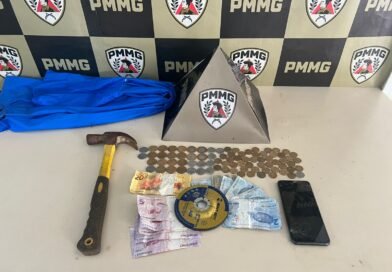 João Monlevade: PM prendeu ladrão e recuperou item roubado e dinheiro