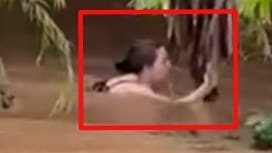 Itajubá: Bombeiros realizam salvamento de uma jovem em enchente do Rio Sapucaí (assista o vídeo)