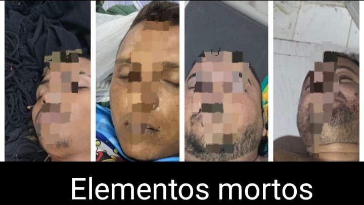 Quatro criminosos morreram em confronto com a polícia na localidade de Córrego, no município de Barreira