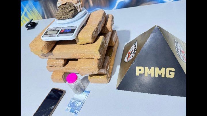 Ipatinga: PM faz grande apreensão de drogas e prende autores