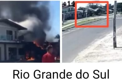 Avião caiu e matou quatro pessoas na manhã de hoje, a tragédia poderia ser muito maior