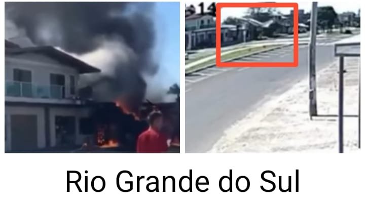 Avião caiu e matou quatro pessoas na manhã de hoje, a tragédia poderia ser muito maior