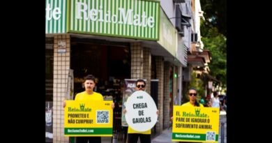 “Mate sem sofrimento animal”: ativistas distribuem bebida em protesto contra o Rei do Mate