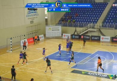 São Gonçalo do Rio Abaixo estreia com vitória no Campeonato Regional de Handebol