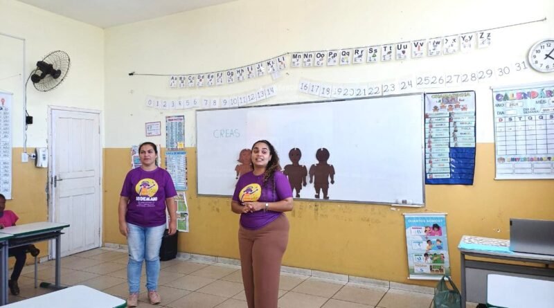 João Monlevade: Creas inicia ações da campanha Maio Laranja em escolas municipais