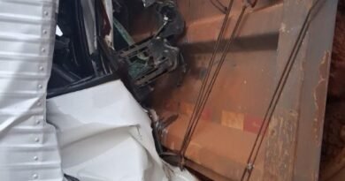 Nova União: colisão entre caminhão e carreta com vítima fatal presa às ferragens