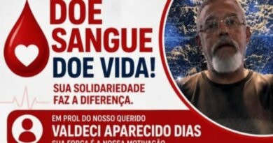 São Gonçalo do Rio Abaixo: Valdeci Aparecido Dias (Chico Boi) está precisando de sangue, doar sangue é doar vida