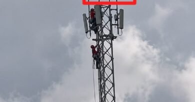 Minas Gerais: homem teve um surto psicótico, escalou torre de 40 metros, detalhe a vítima estava nú