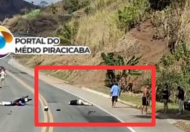 Motociclista morreu e agente da PRF ficou gravemente ferido em acidente na manhã de hoje