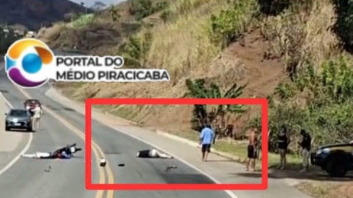 Motociclista morreu e agente da PRF ficou gravemente ferido em acidente na manhã de hoje