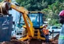 Obras de esgotamento sanitário avançam em São Gonçalo do Rio Abaixo
