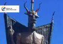 Estátua do capeta é construída em São Gonçalo