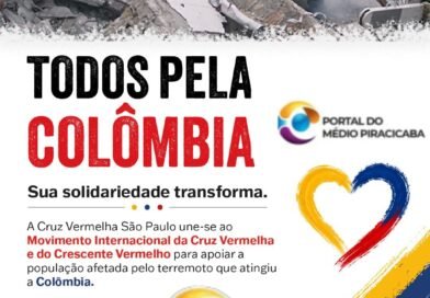 Cruz Vermelha São Paulo lança campanha TODOS PELA COLÔMBIA para apoiar vítimas do terremoto