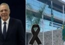 Bandeira de São Gonçalo do Rio Abaixo é hasteada a meio mastro, em homenagem a Eduardo José Quaresma que está sendo velado neste momento