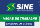 MUITAS VAGAS DE EMPREGO PARA HOJE NO SINE SÃO GONÇALO DO RIO ABAIXO (BOA SORTE PARA OS CANDIDATOS(AS)