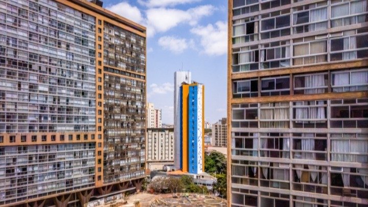 CURA – Festival de Arte Urbana leva pintura ao JK, prédio modernista de Niemeyer em BH