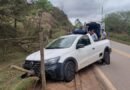 Acidente de trânsito mobiliza equipes de resgate na MG-123, em Rio Piracicaba