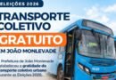 Prefeitura garante transporte coletivo gratuito no dia das Eleições 2026 em João Monlevade